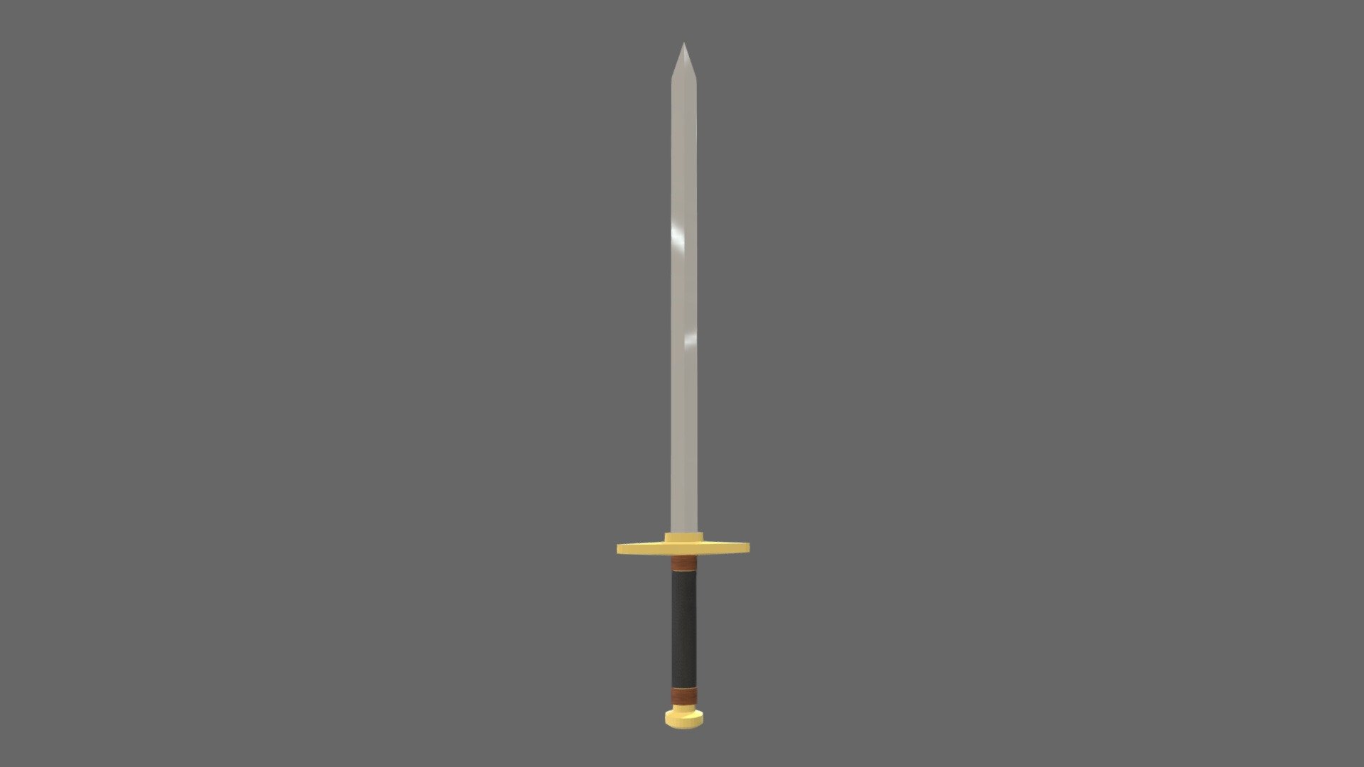 Espada longa metal