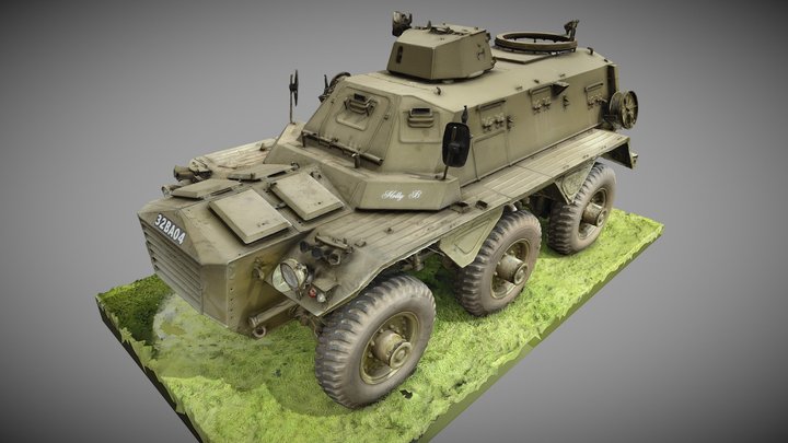 Alvis Saracen APC 3D Model
