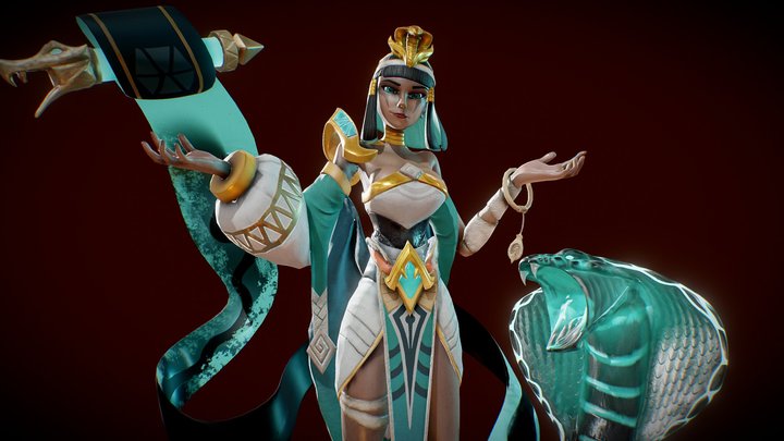Egyptian Mage 3D Model
