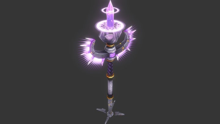 WeaponCraft - WoW Inspired Staff 3D Model