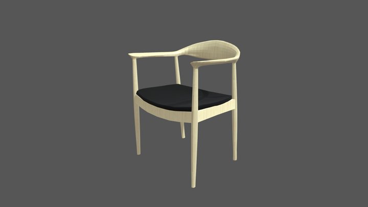 The Round Chair 3D Model
