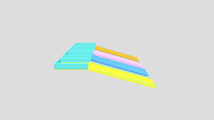 Water Slides 3d Model 3D Model