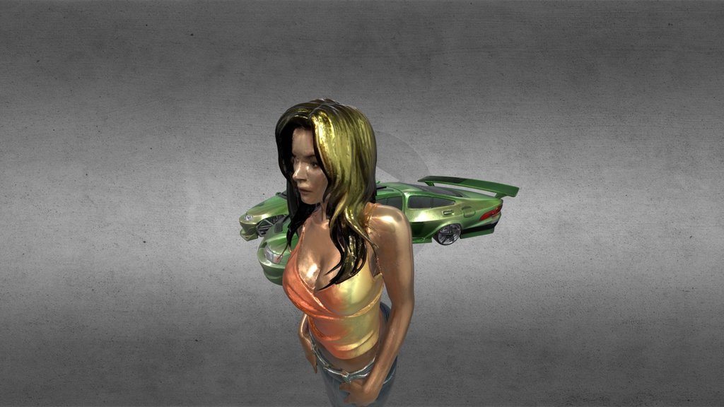 NFSUG2 LoadScreen Girl