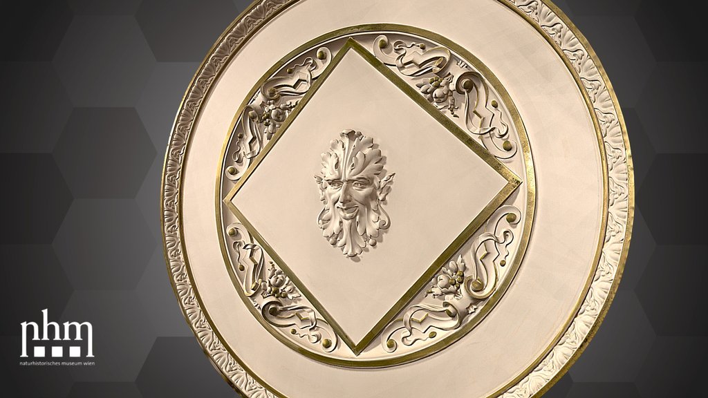 Ceiling rosette in Hall 12