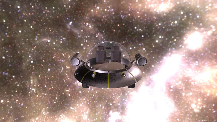 Rick & Morty Spaceship 2 3D Model