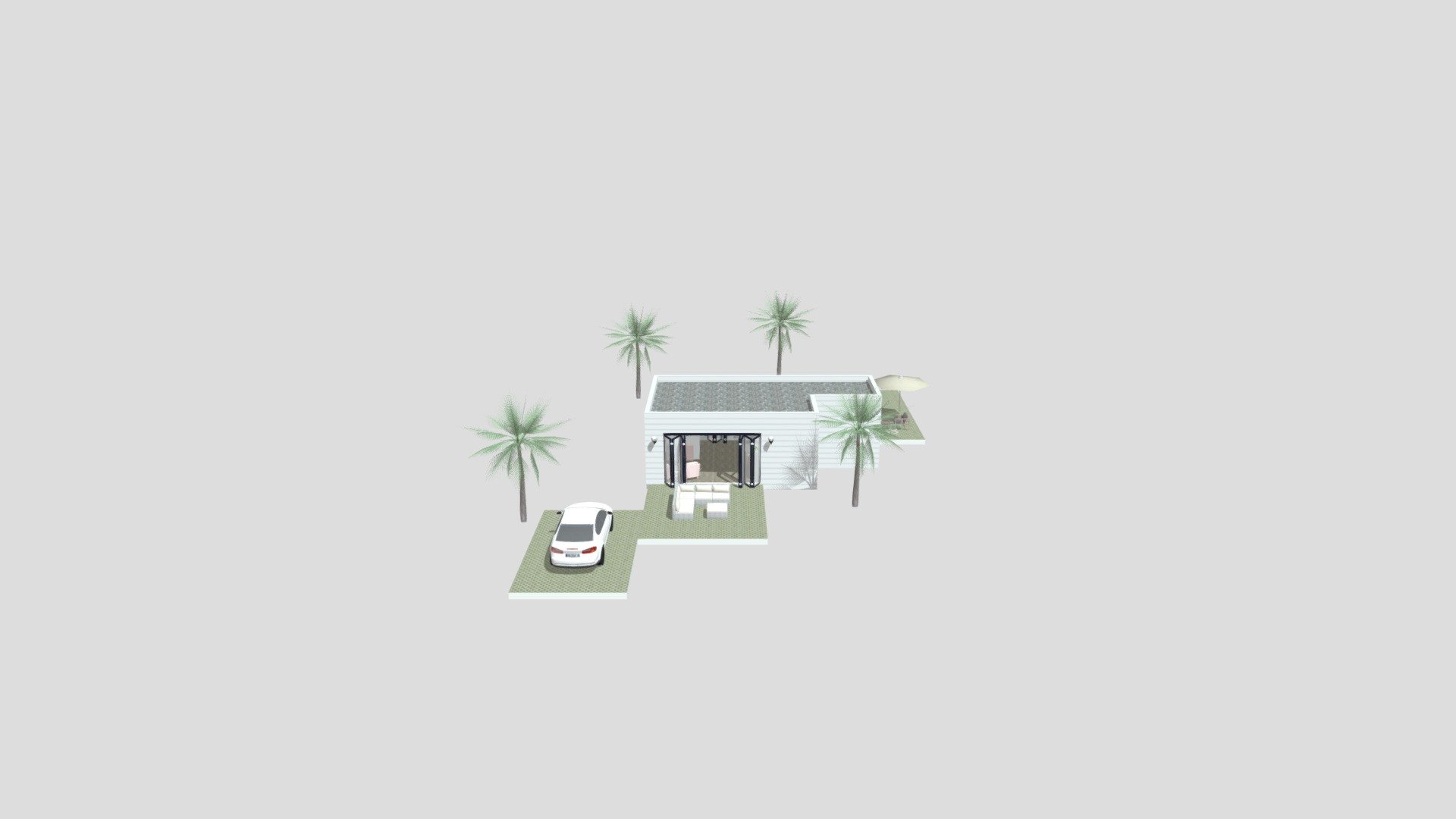 Pool house