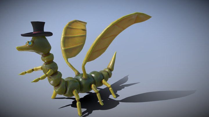 Greene Bean the Ringleader 3D Model