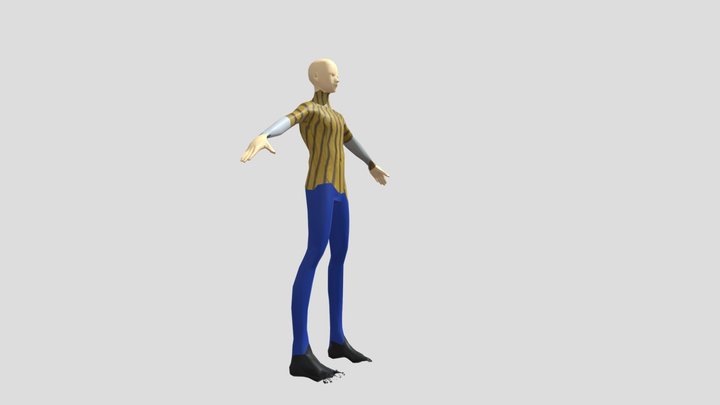 SCP_3008-2_ Model_ Rigged 3D Model