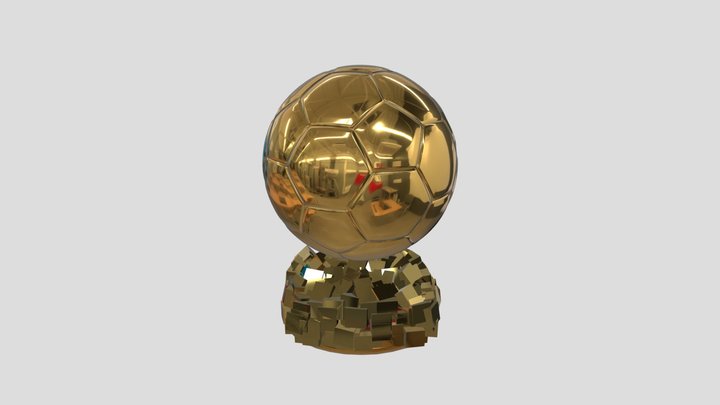 Golden ball 3D Model