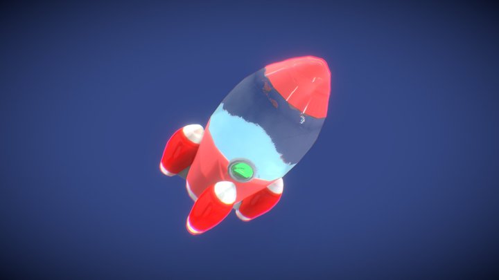 Cornflow Captain Babo's Rocket V.2.1 3D Model