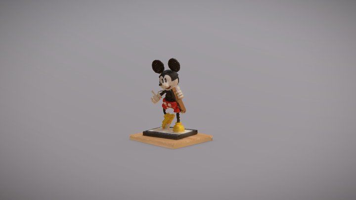 Lego Mickey Mouse 3D Scan 3D Model