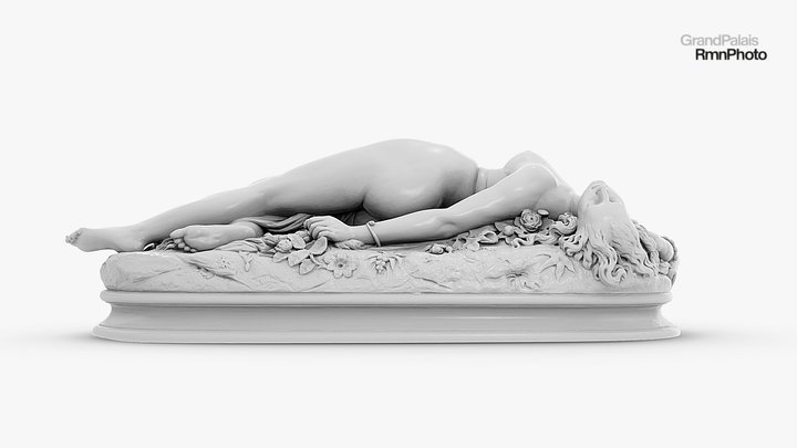 Femme piquée par un serpent - Clésinger 3D Model