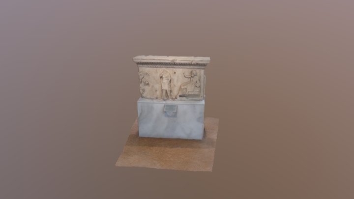 Relif slab. Pentelic Marble. 3D Model