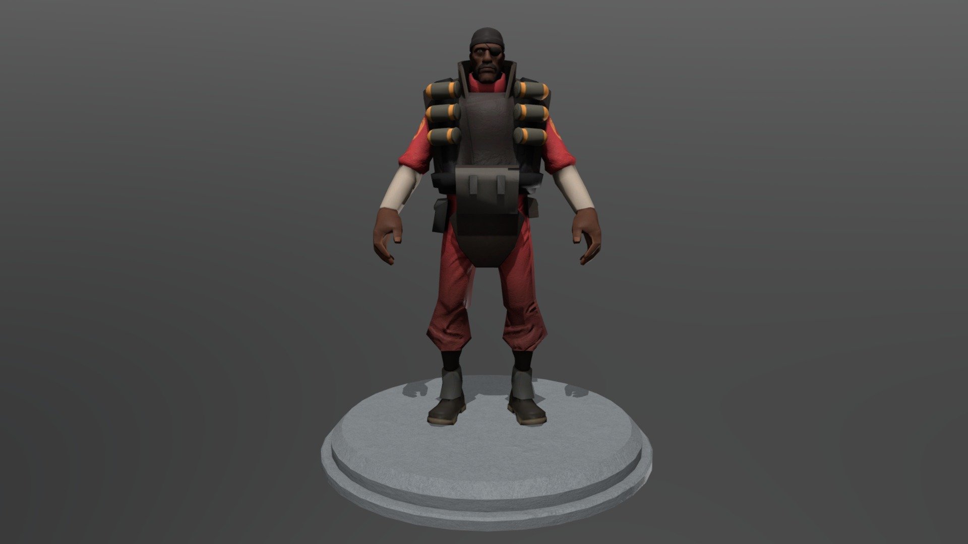 How to T-Pose as Demoman in TF2 