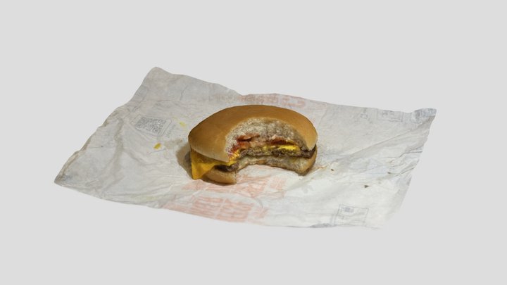 McDonalds Cheeseburger 3D Model