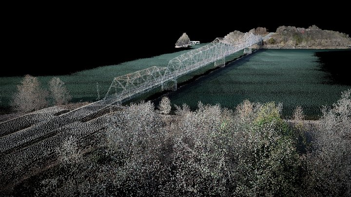 SK Bridge Lidar Scan (Elevation Reference Model) 3D Model