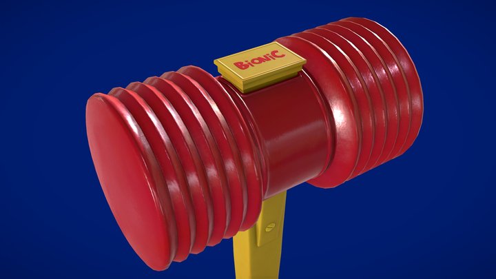 Toy Hammer 3D Model