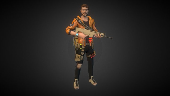 Solider 3D Model