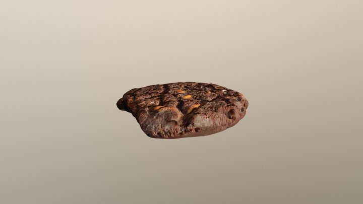 Chocolate cookie 3D Model