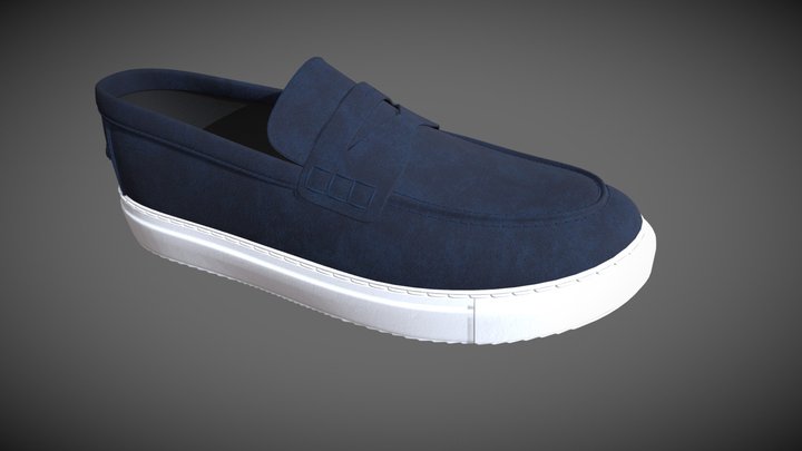 loafer_blue 3D Model