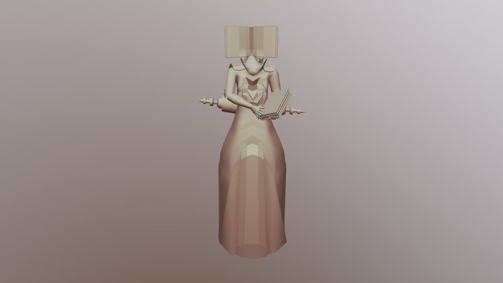 Librarian 3D Model