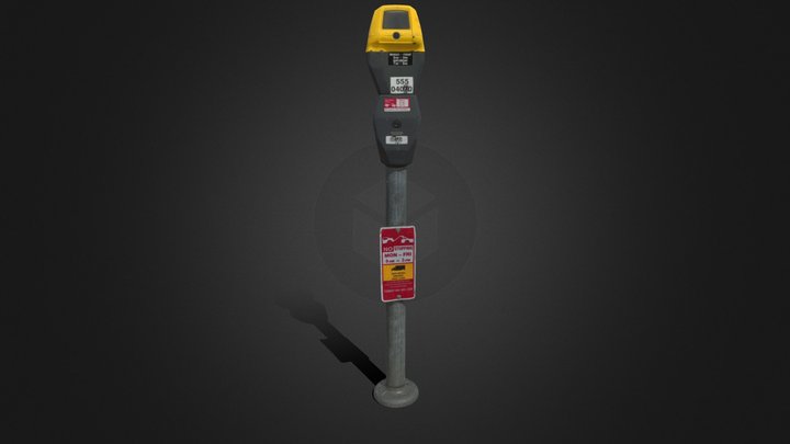 Parking Meter 3D Model