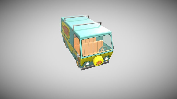 Mystery Machine 3D Model