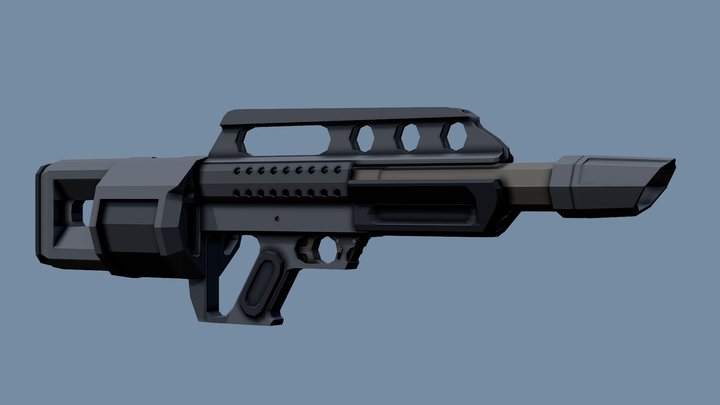 Low-Poly Pancor Jackhammer Mk3a1