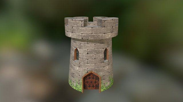 UV Castle 3D Model