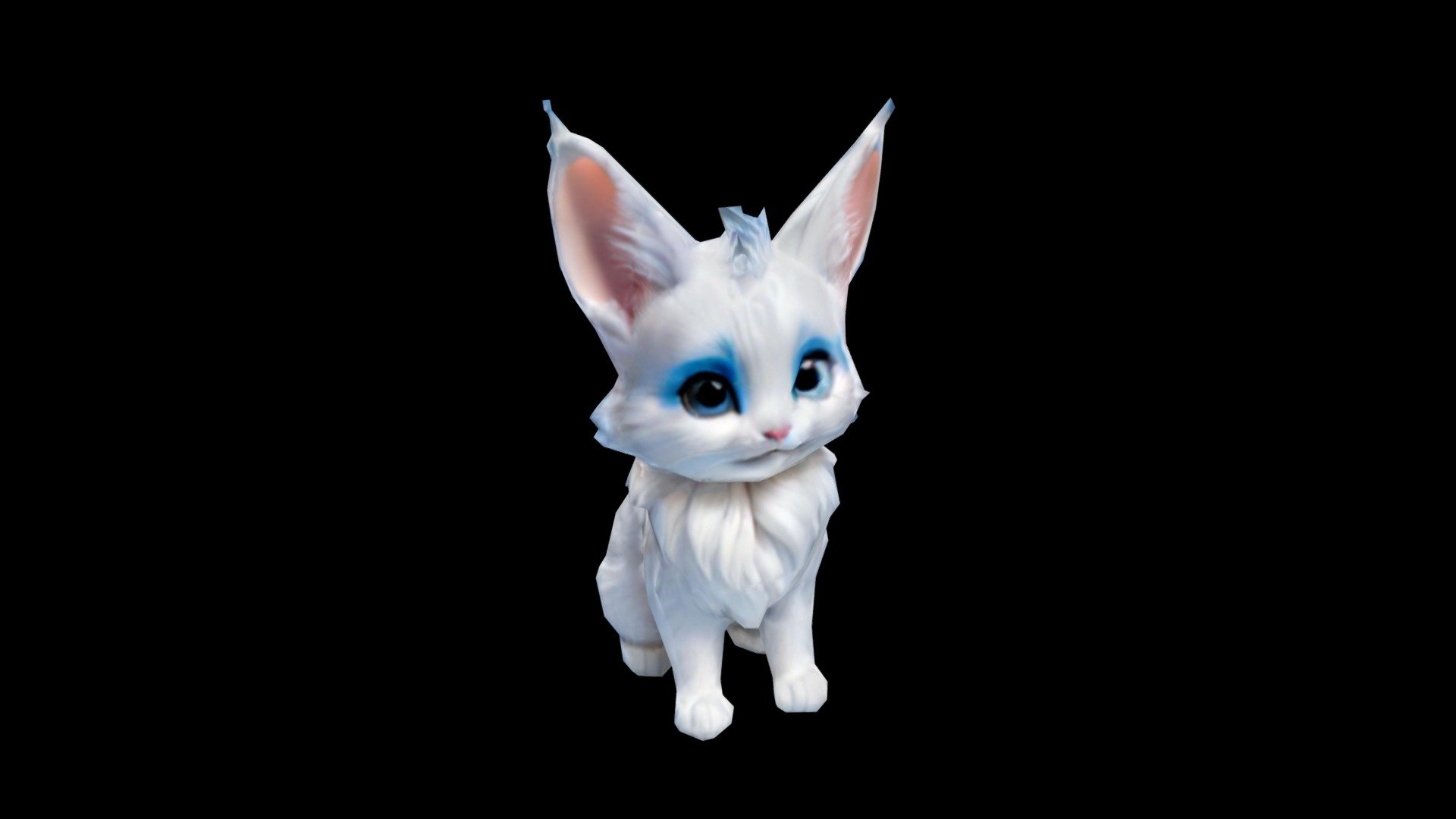 Winnie the Poohs animation with a white cat - Download Free 3D model by ...