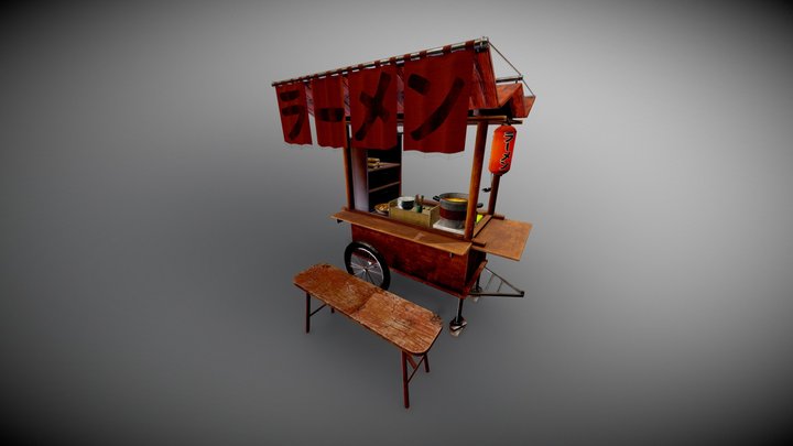 Ramen-Yatai 3D Model