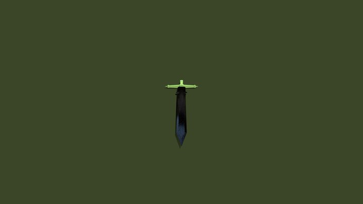 green sword 3D Model