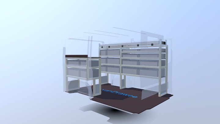 Vestavba v dodávce 3D Model