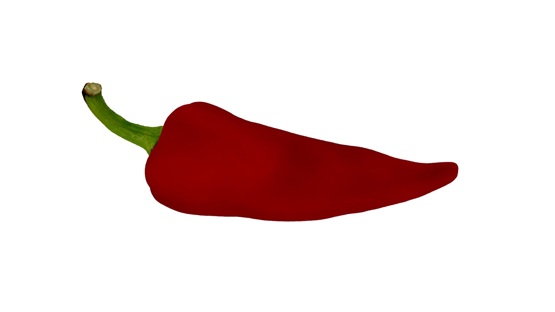 Red Fresno Pepper 3D Scan
