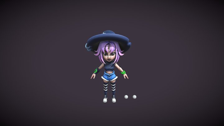 Witch 3D Model