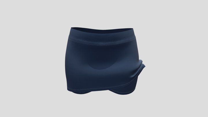 Falda Short Azul Marino Nexus Tours Water Sports 3D Model