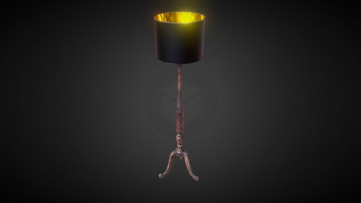 Antique Lamp 3D Model