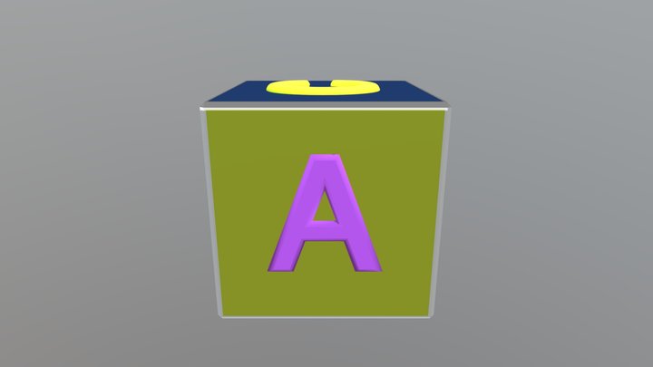 Cube for kids 3D Model