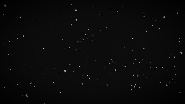falling snow loop 3D Model