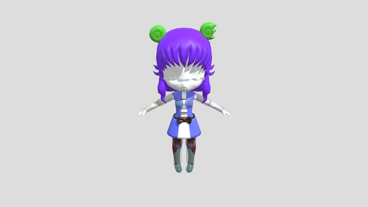 Mazel Tov - Karakuri Pierrot Model - Blender+MMD 3D Model