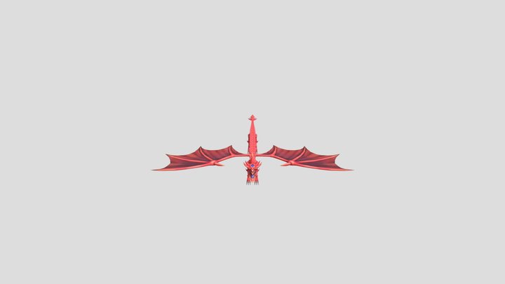 Yu- Gi- Oh! Duel Links Slifer The Sky Dragon 3D Model