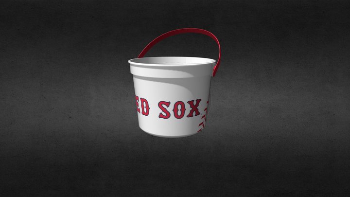 170oz Red Sox Bucket 3D Model