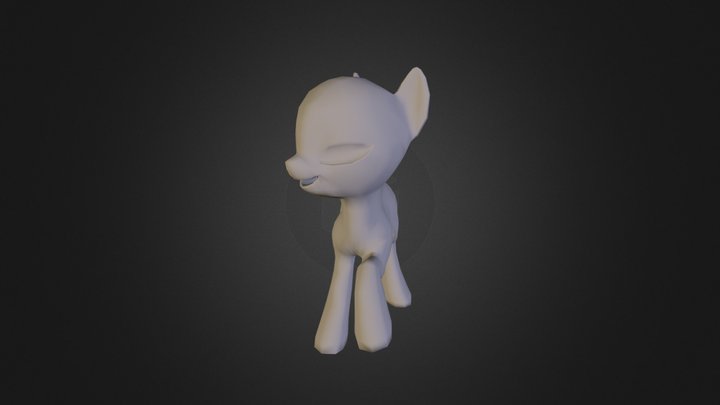 Pony Models Mane 6 Pose 01 3D Model