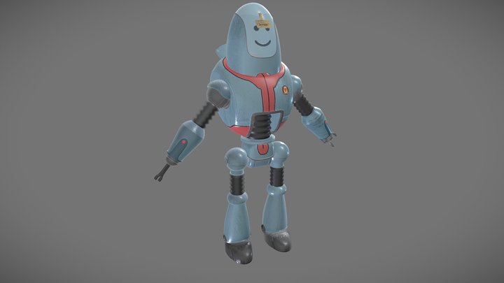 Fallout Protectron 3D Model