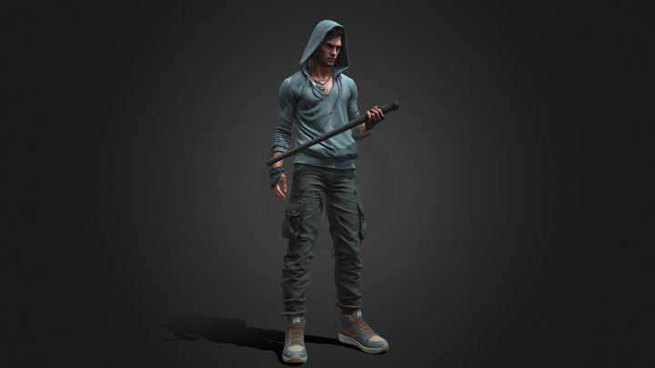 cyberpunk cyber junkie – Modello 3D gratuito STL