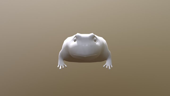 Pacman Frog 3D Model