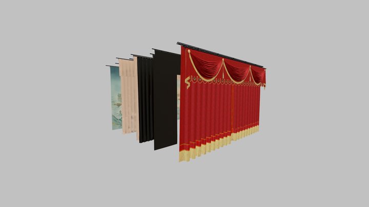 Петербургский занавес 3D Model
