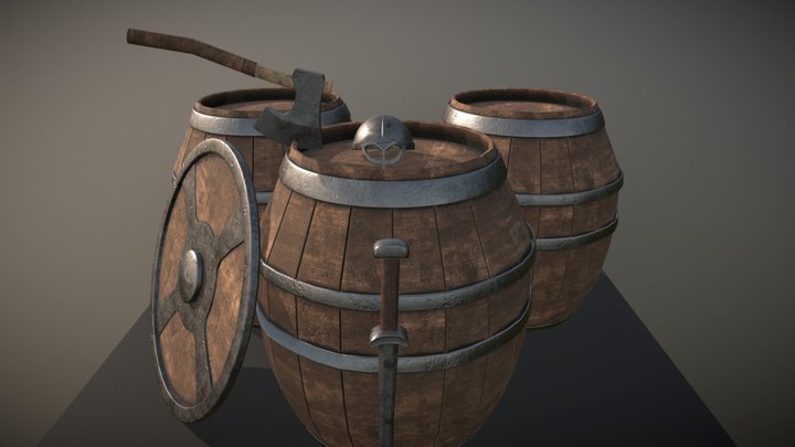 Viking scene! 3D Model