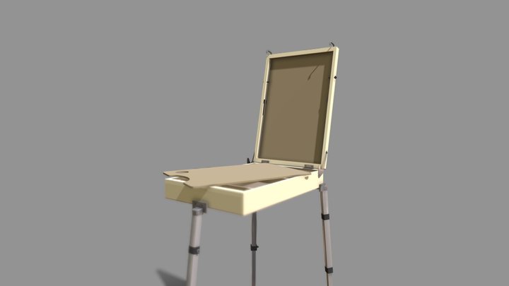 HW painter's case 3D Model