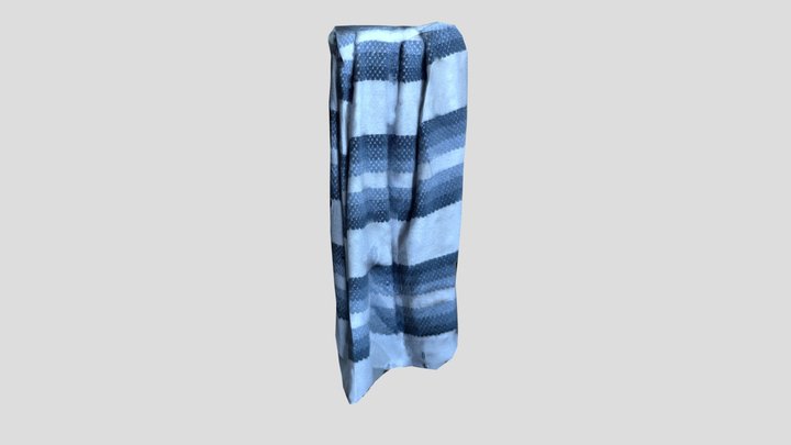 texture baked towel 3D Model